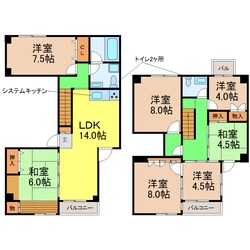 KENZ上前津の物件間取画像